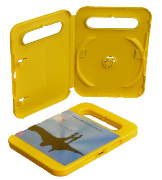 Single TOY DVD case Yellow (14mm)
